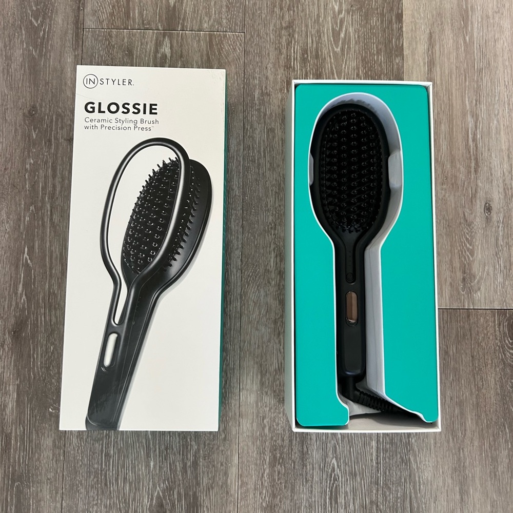 Glossie Instyler Hair Straightening Heat Brush